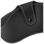 Sunglasses Case with Wrist Lanyard in Recycled PU - Black - Detail