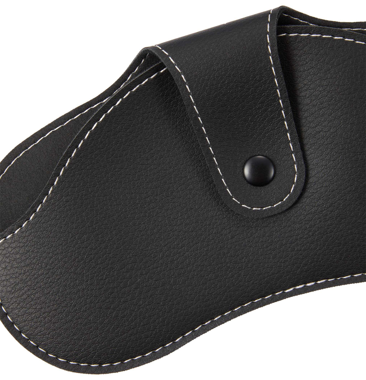 Sunglasses Case with Wrist Lanyard in Recycled PU - Black - Detail