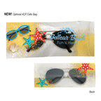 Sunglasses in Aviator Style - Clear_Cellobag