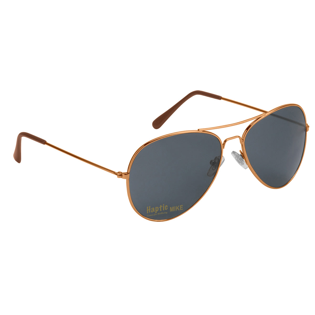 Sunglasses in Aviator Style - Gold - Laser Engraving
