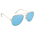 Sunglasses in Aviator Style - Gold - Laser Engraving