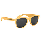 Sunglasses, Malibu - Athletic Gold - Silk Screen
