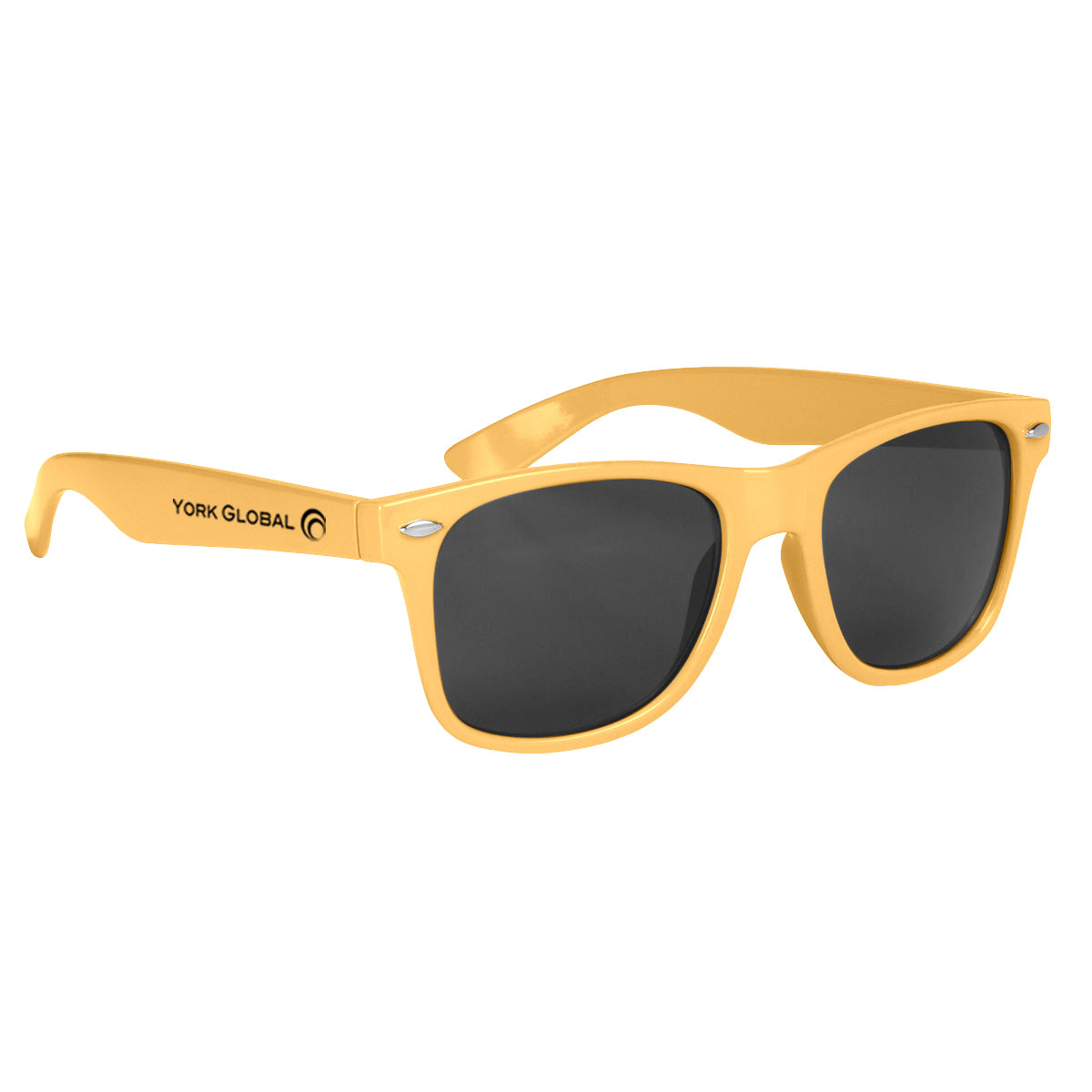 Sunglasses, Malibu - Athletic Gold - Silk Screen