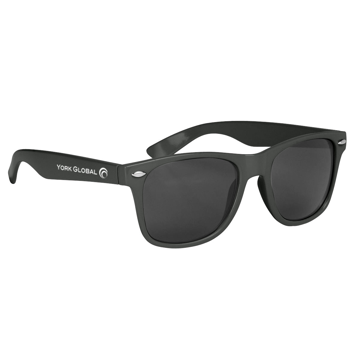 Sunglasses, Malibu - Black - Silk Screen
