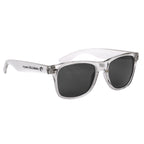 Sunglasses, Malibu - Clear - Silk Screen