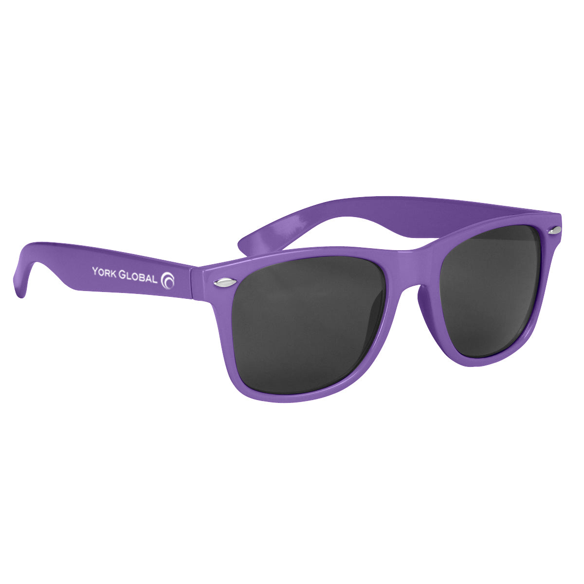 Sunglasses, Malibu - Purple - Silk Screen