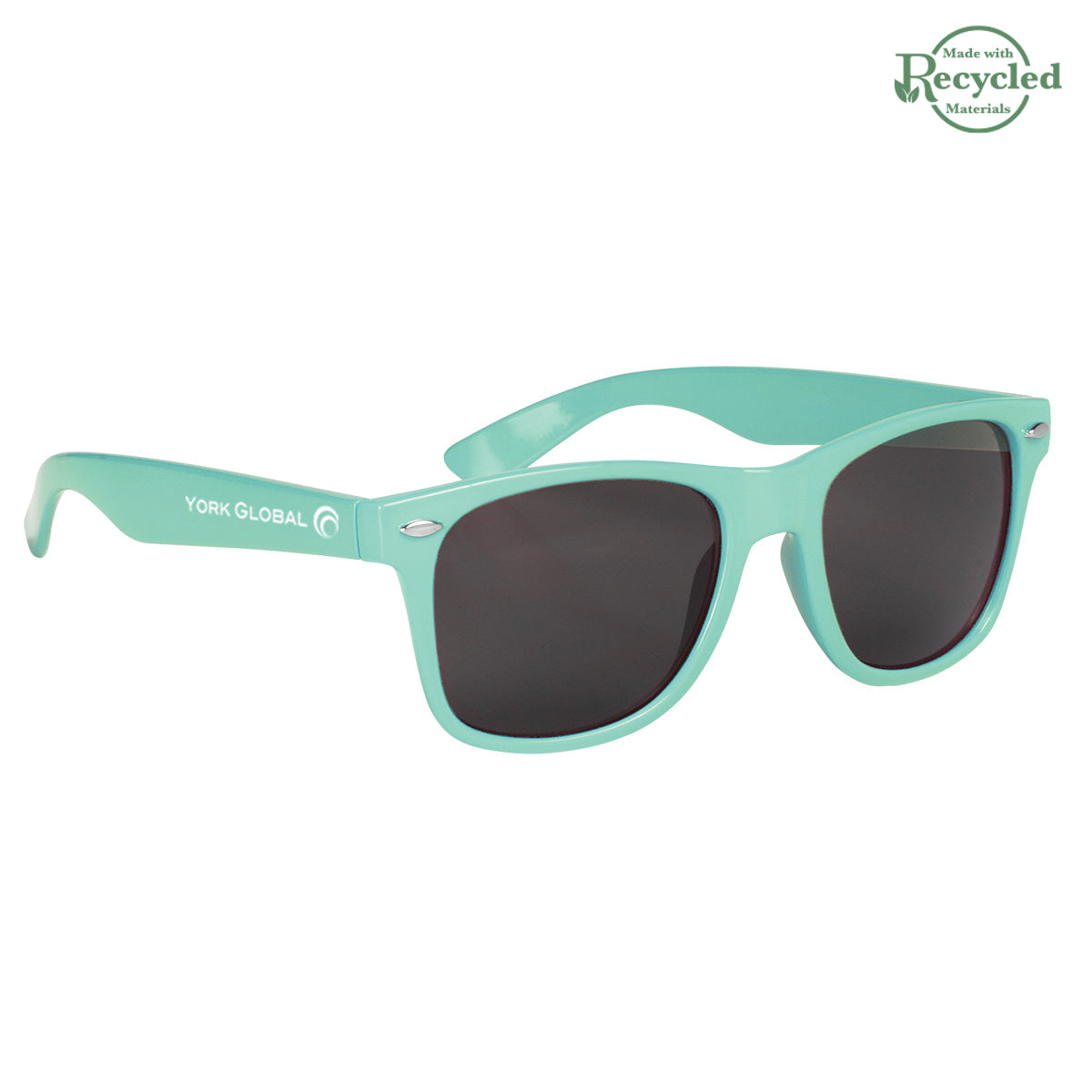 Sunglasses, Malibu - Seafoam - Silk Screen