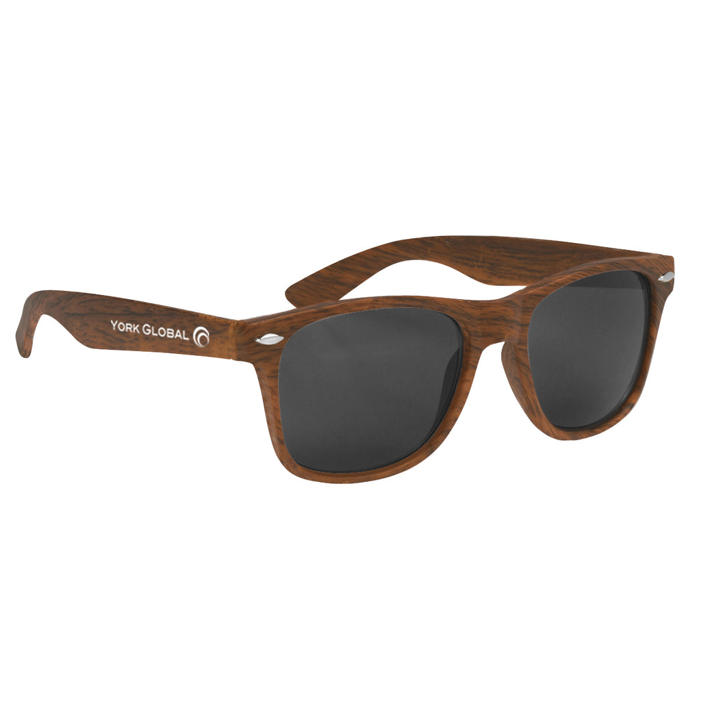 Sunglasses, Malibu - Woodtone - Silk Screen