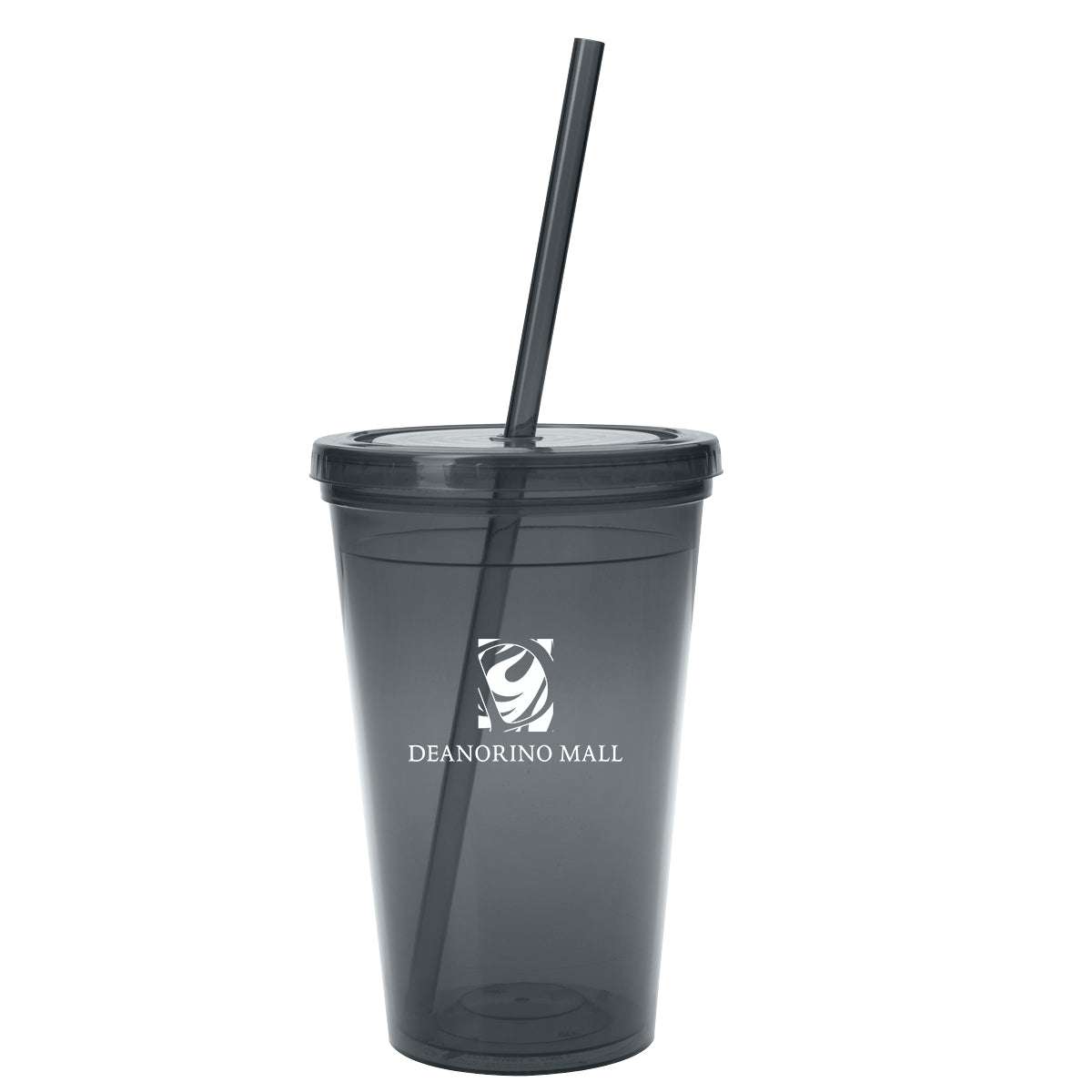 Sunsplash Double Wall Tumbler, 16 oz - Charcoal - Silk Screen