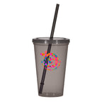 Sunsplash Single Wall Tumbler, 22 oz - Charcoal - Colorbrite Drinkware