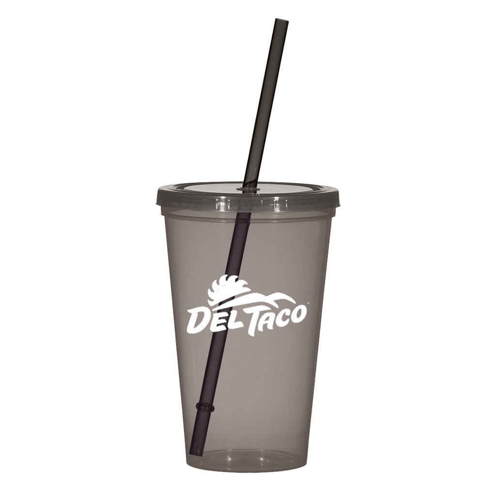 Sunsplash Single Wall Tumbler, 22 oz - Charcoal - Silk Screen