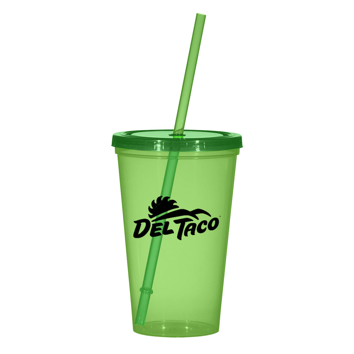 Sunsplash Single Wall Tumbler, 22 oz - Lime Green - Silk Screen
