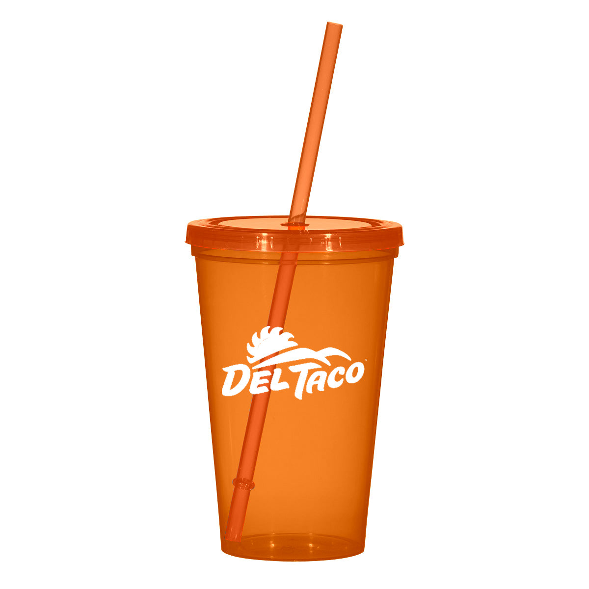 Sunsplash Single Wall Tumbler, 22 oz - Orange - Silk Screen