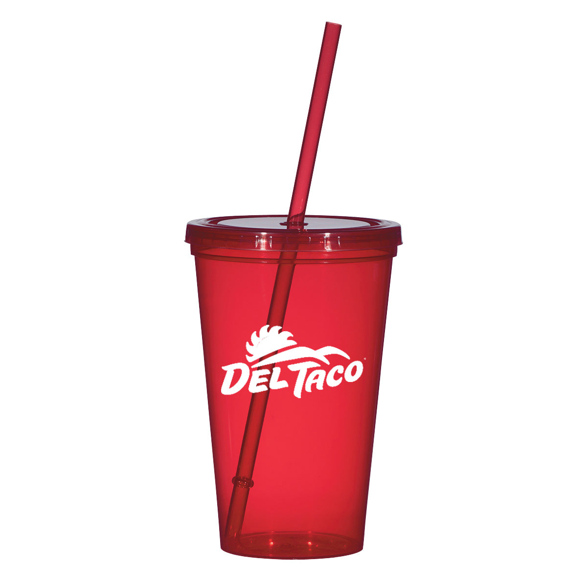 Sunsplash Single Wall Tumbler, 22 oz - Red - Silk Screen