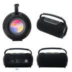 Super Bass Speaker with Carry Handle - Black with Black - Full Color