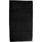Superior Weight Beach Towel in Colors, 35 x 60 Inches - Black - Front