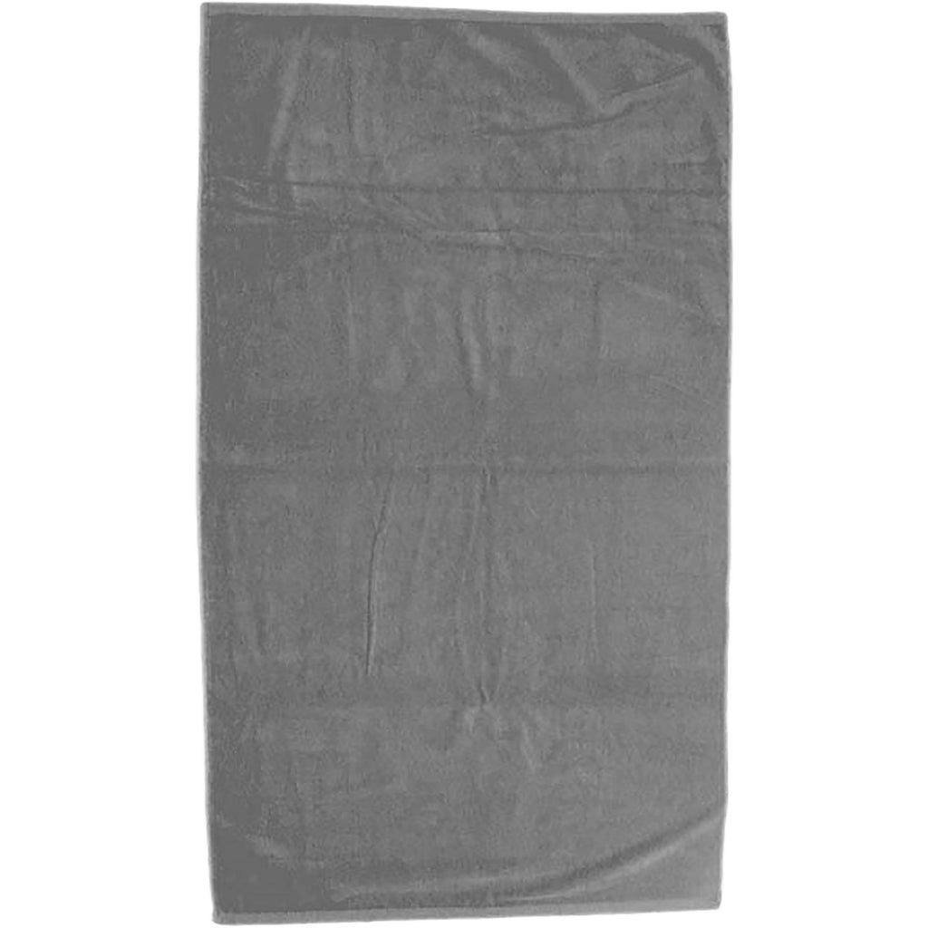 Superior Weight Beach Towel in Colors, 35 x 60 Inches - Gray - Front