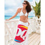 Superior Weight Beach Towel, White, 35 x 60 Inches - White - Front Lifestyle