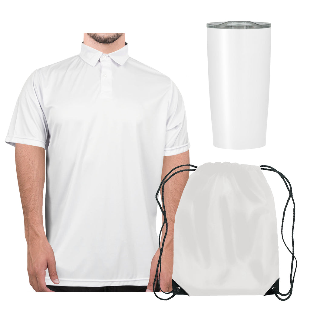 Swag Bag, Dressed For Success - White - Blank