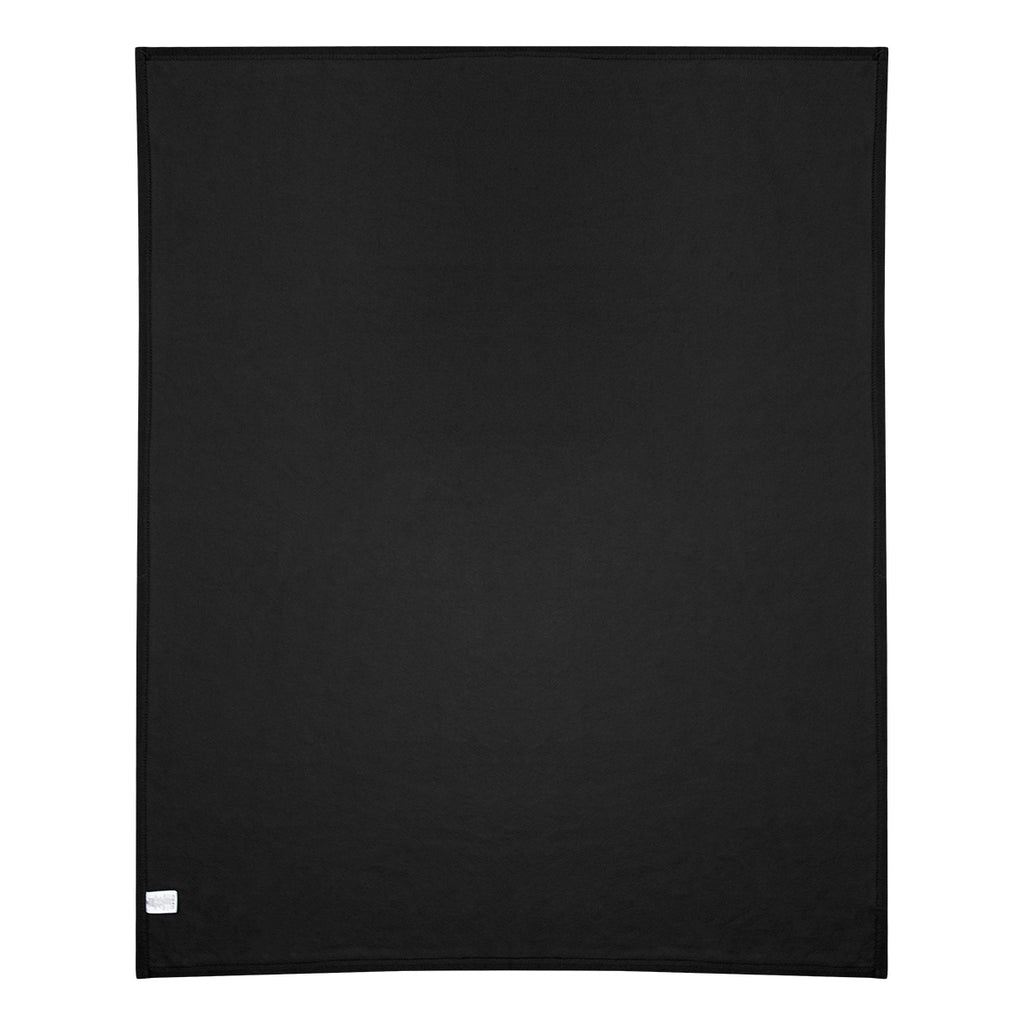 Sweatshirt Blanket in Recycled PET - Black - Back