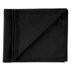Sweatshirt Blanket in Recycled PET - Black - Folded