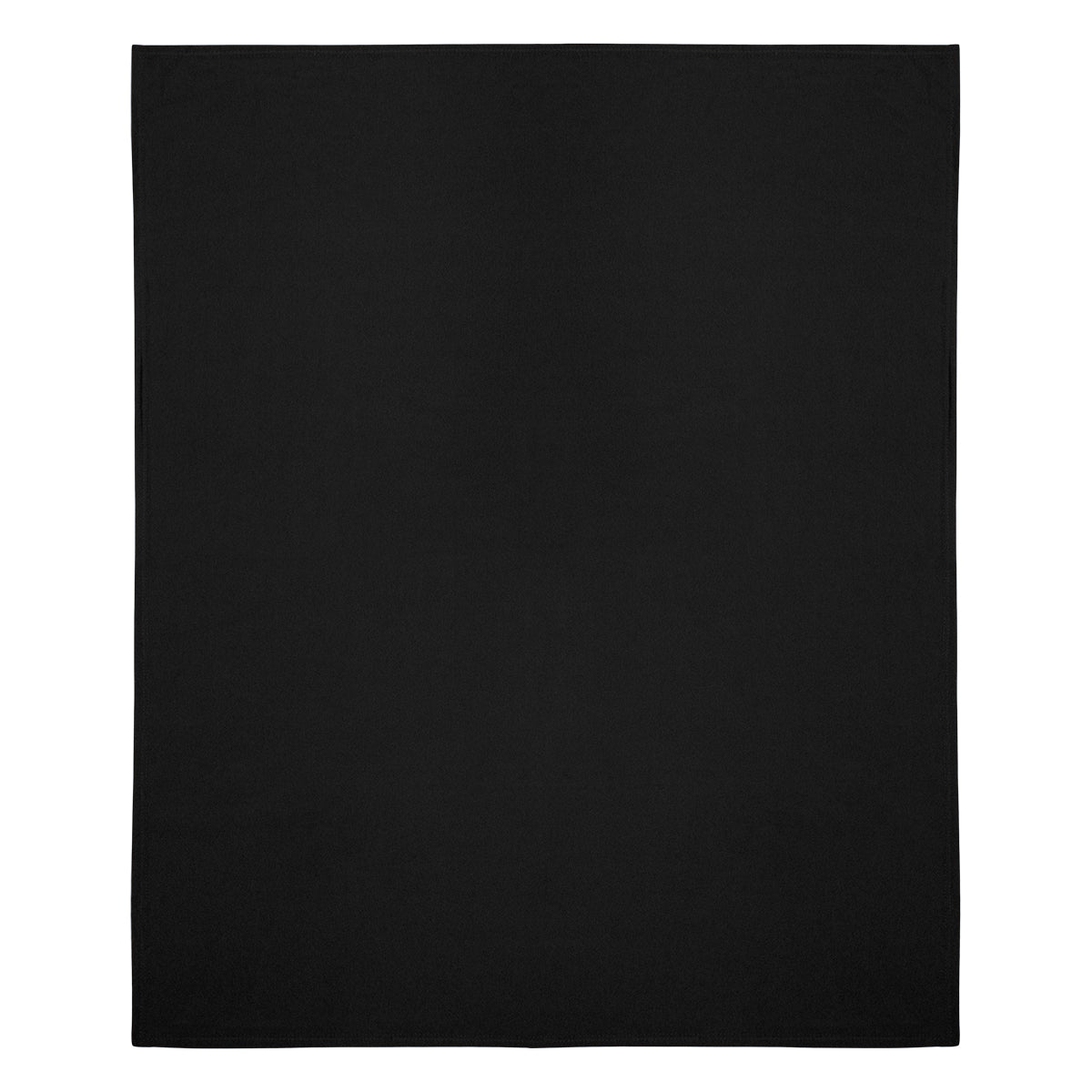 Sweatshirt Blanket in Recycled PET - Black - Open
