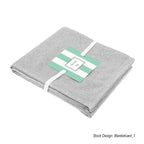 Sweatshirt Blanket in Recycled PET - Heather Gray - Card