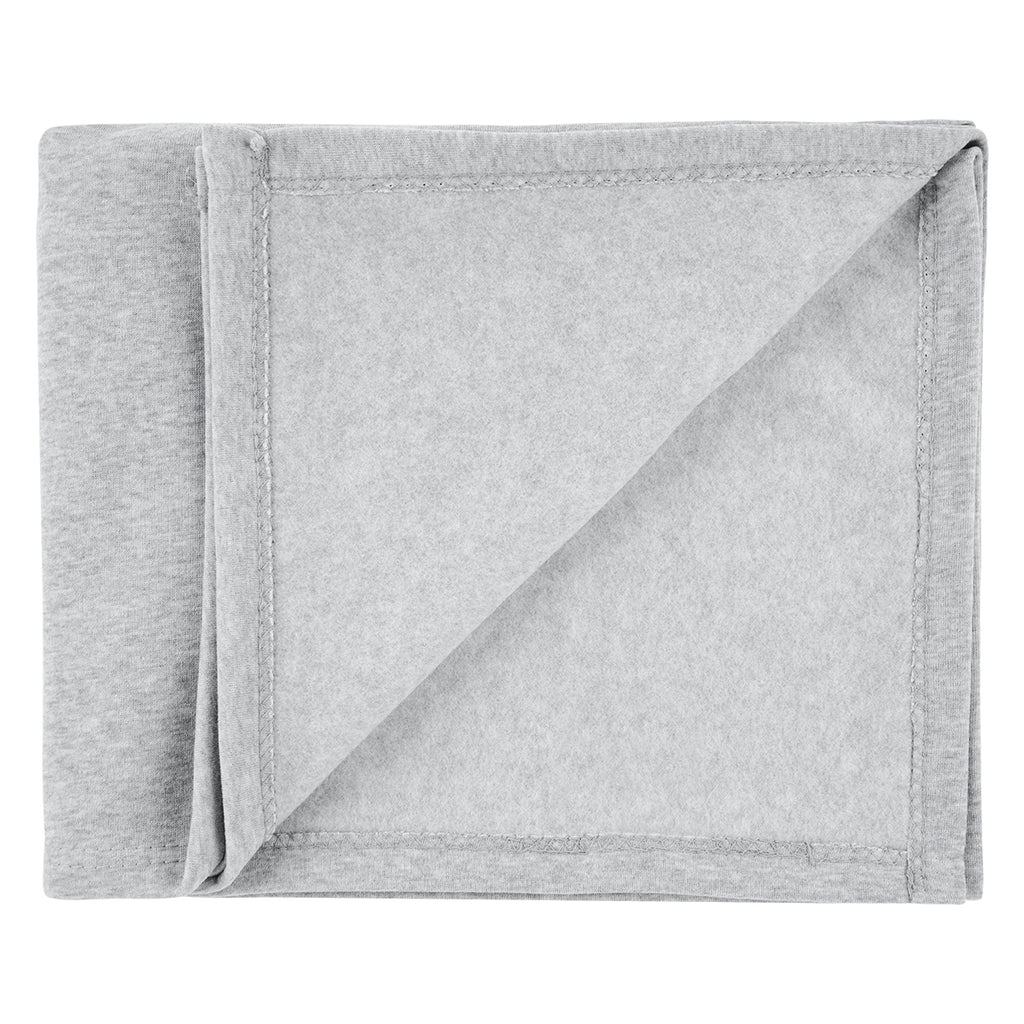 Sweatshirt Blanket in Recycled PET - Heather Gray - Folded