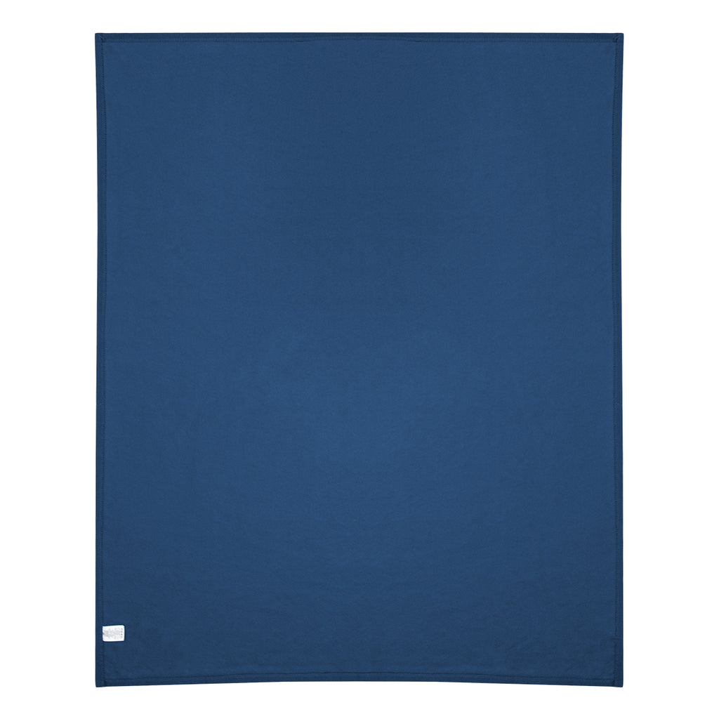 Sweatshirt Blanket in Recycled PET - Navy - Back