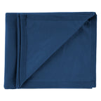 Sweatshirt Blanket in Recycled PET - Navy - Folded