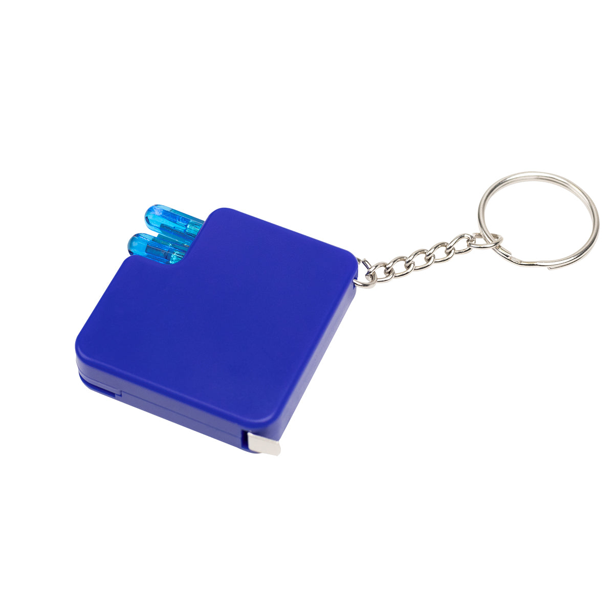 Swift Multi Tool Keychain, Four-Way - Royal Blue - Angle
