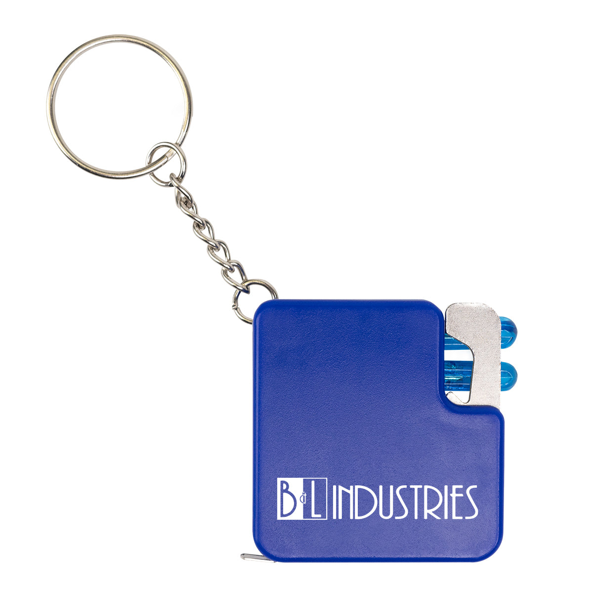 Swift Multi Tool Keychain, Four-Way - Royal Blue - Pad Print