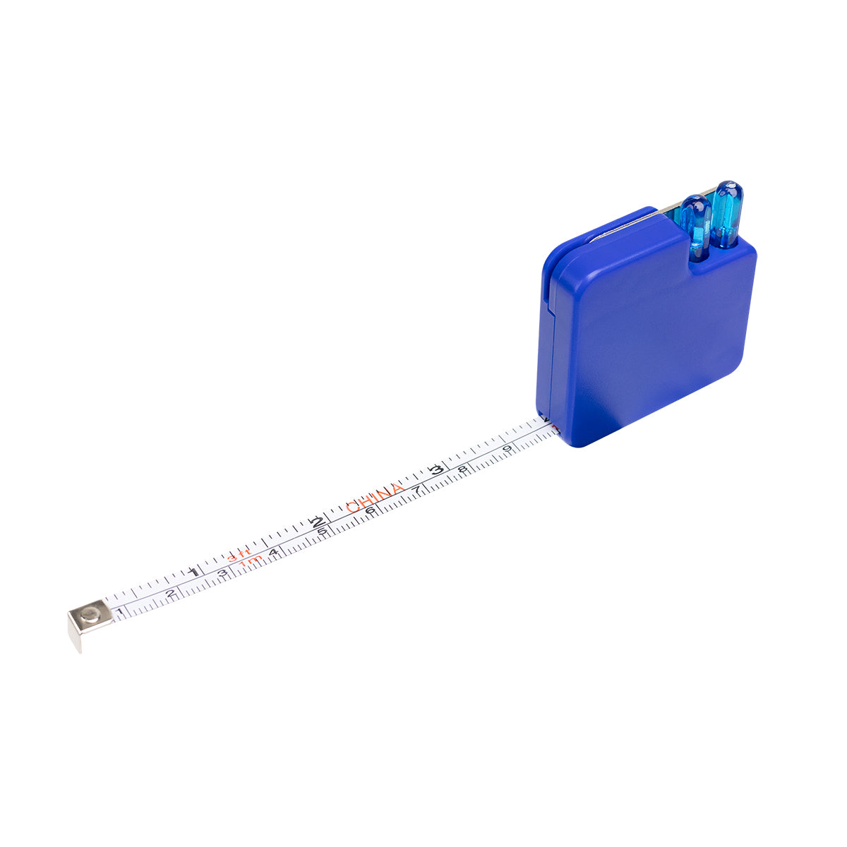 Swift Multi Tool Keychain, Four-Way - Royal Blue - Tape_Measure