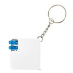 Swift Multi Tool Keychain, Four-Way - White - Back