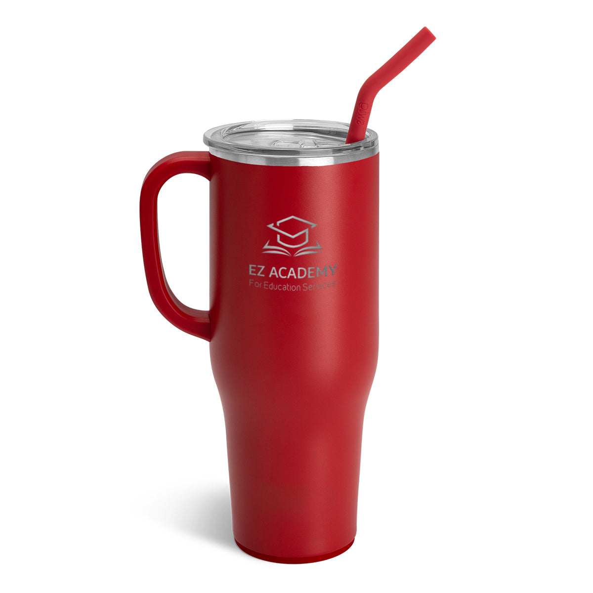 Swig Life 40 oz Insulated Mug with Custom Logo - Crimson - Laser