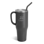 Swig Life 40 oz Insulated Mug with Custom Logo - Gray - Laser