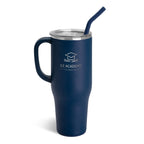 Swig Life 40 oz Insulated Mug with Custom Logo - Navy - Laser