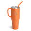 Swig Life 40 oz Insulated Mug with Custom Logo - Orange - Laser Engraving