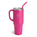 Swig Life 40 oz Insulated Mug with Custom Logo - Pink - Laser