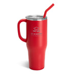 Swig Life 40 oz Insulated Mug with Custom Logo - Red - Laser