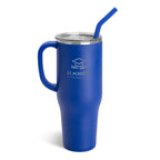Swig Life 40 oz Insulated Mug with Custom Logo - Royal Blue - Laser