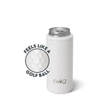 Swig Life Golf Ball Skinny Can Cooler, 12 oz - White - Texture