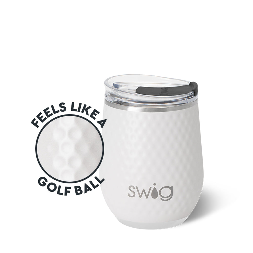 Swig Life Golf Ball Stemless Wine Tumbler, 12 oz - Texture