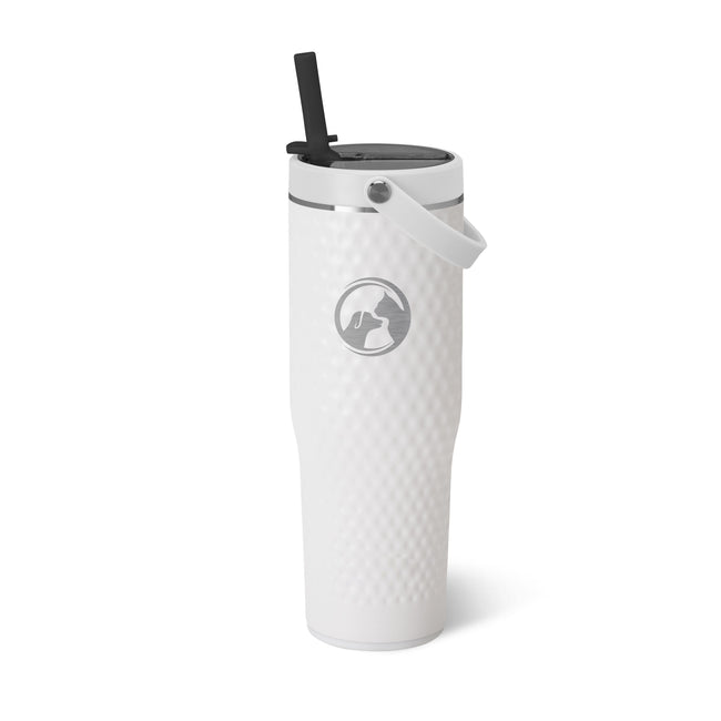 Swig Life Golf Ball To-Go Tumbler, 30 oz Laser Engraving