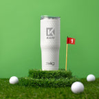 Swig Life Golf Ball Tumbler, 30 oz Laser Engraving - 30 Oz. Swig Life™ Golf Ball Tumbler