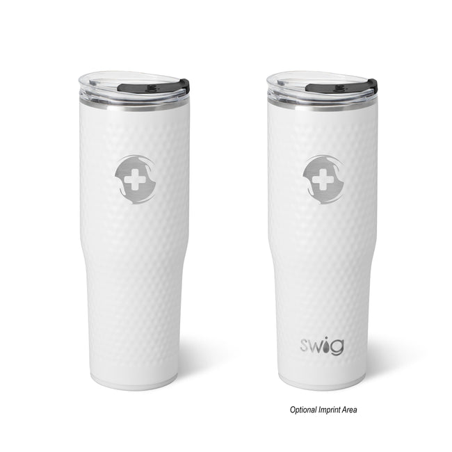 Swig Life Golf Ball Tumbler, 30 oz Laser Engraving