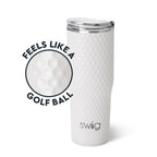 Swig Life Golf Ball Tumbler, 30 oz Laser Engraving - Texture