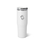 Swig Life Golf Ball Tumbler, 30 oz Laser Engraving - White - Laser