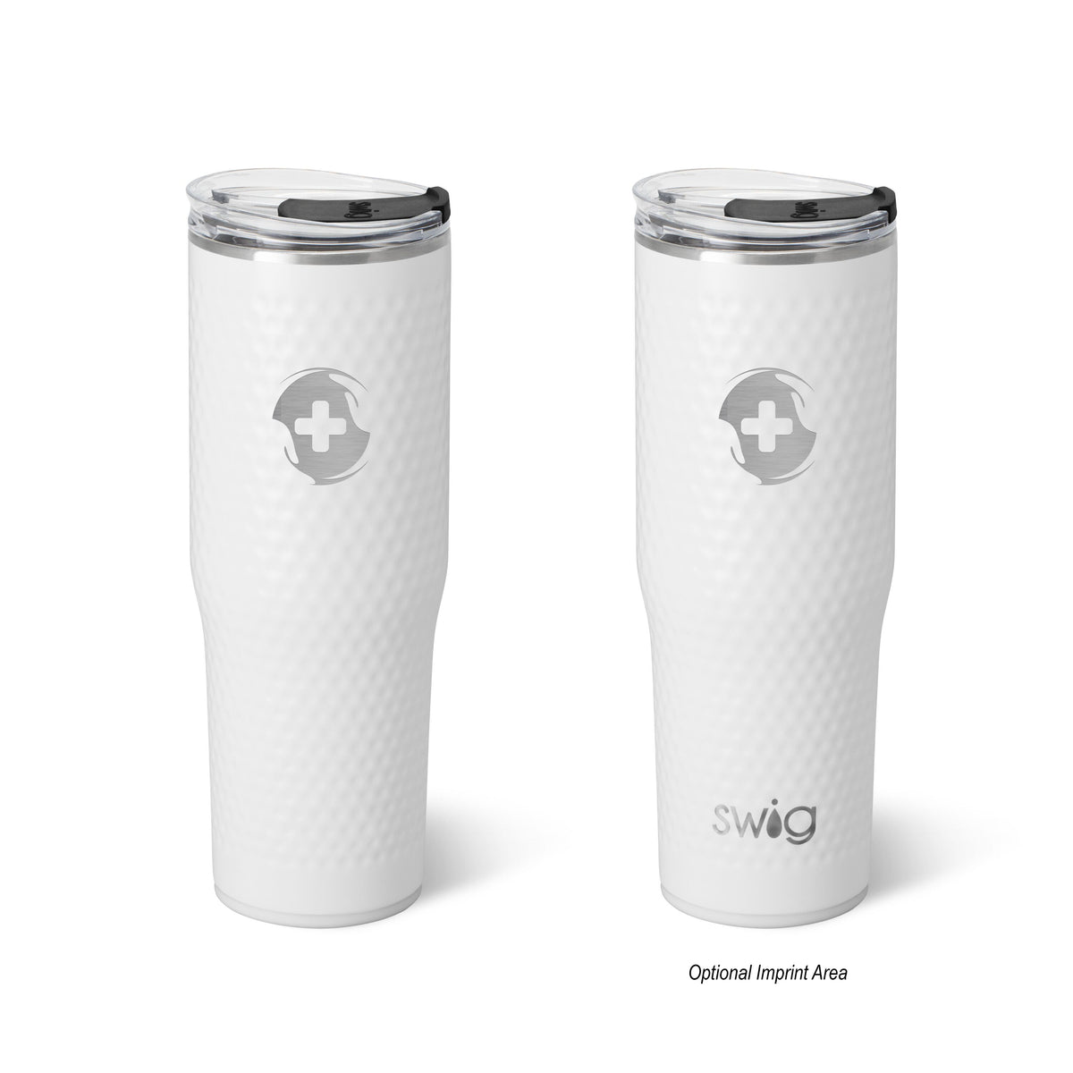 Swig Life Golf Ball Tumbler, 30 oz Laser Engraving