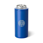 Swig Life Skinny Can Cooler, 12 oz - Royal Blue - Laser Engraving